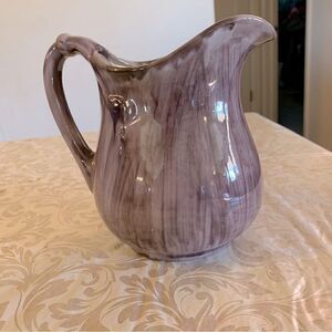 Stangl Pottery Terra Rose Pitcher 6.5” Violet Trenton NJ USA gorgeous no chips